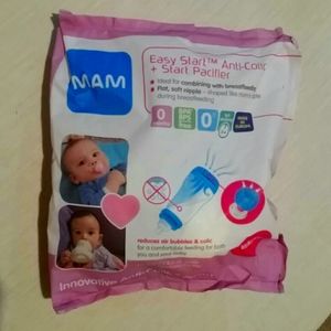 MAM Anti Colic Bottle 4.5 OZ and Pacifier